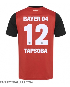 Bayer Leverkusen Edmond Tapsoba #12 Tricou Fotbal Replică 2024-25 Barbati Acasa
